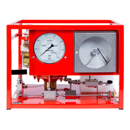 AHP-CR Air Driven Hydrotest Pumps - Standard Flow with Chart Recorder