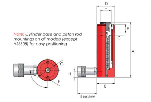 HSS - Single Acting Multi-Purpose Cylinders