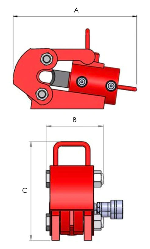 HWRC Double-Acting Wire Rope Cutters